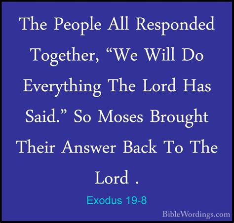 Exodus 19 - Holy Bible English - BibleWordings.com