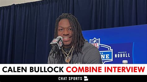 USC Safety Calen Bullock NFL Scouting Combine Interview On Caleb