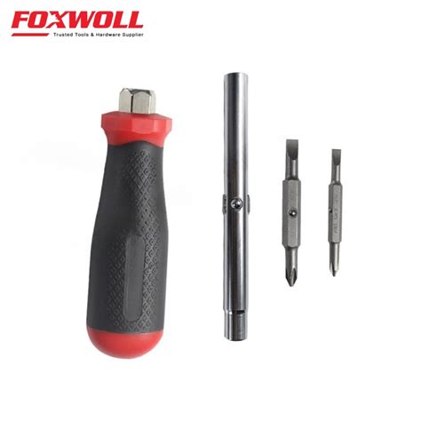 Dual Head Multi Bit Multifunctional Screwdriver with Magnetic Set - FOXWOLL