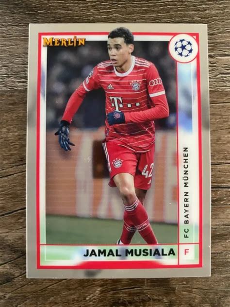 Jamal Musiala Topps Merlin Uefa Chrome Bayern Munich Eur