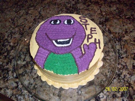 Cakes by Carla: Barney Birthday Cake