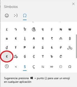 S Mbolo Euro Teclado Teclados Chulos