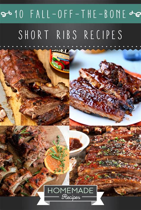 11 Fall Off The Bone Short Ribs Recipes Homemade Recipes Rib Recipes Recipes Short Ribs Recipe