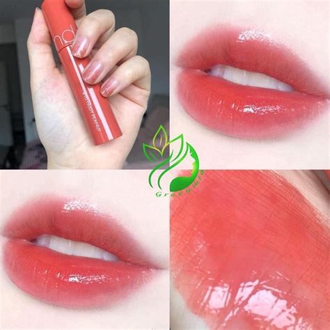 Son Romand Bóng Juicy Lasting Tint Màu Nudy Peanut Cam Nude Đào ML
