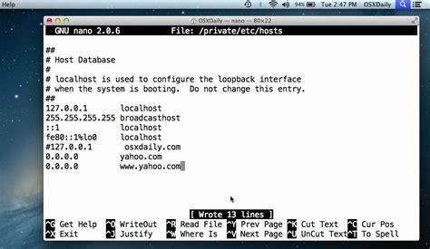 How To Edit The Hosts File In Mac Os X Youtube