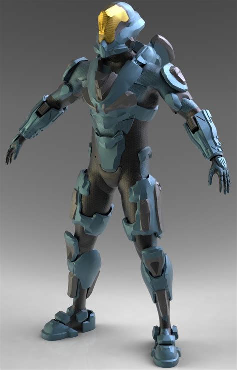 Halo Recruit Armor D Model Build Page Halo Costume And Prop