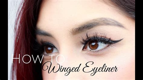 How To Perfect Winged Liner Youtube