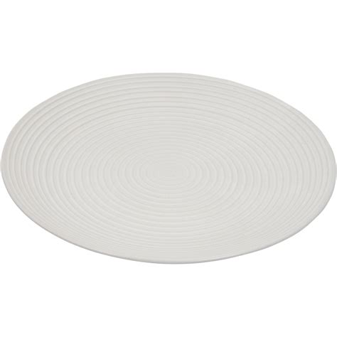 Genoa Ribbed Plate Cream Dinner Plate Wilko