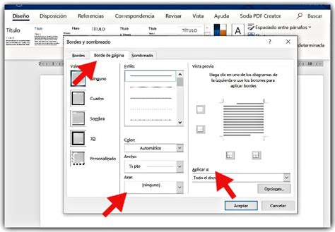 Cómo usar y crear bordes y marcos de Word CCM