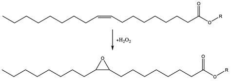 Synthesis Of Epoxidized Methyl Oleate R Ch And Epoxidized Oleic Acid