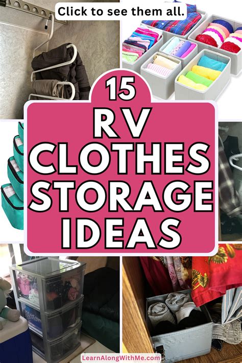 15 Rv Clothes Storage Ideas With Pics In 2024 Camper Storage Ideas Travel Trailers Rv