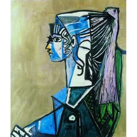 Picasso Pablo Portrait Of Sylvette David Signed And Numbered Print