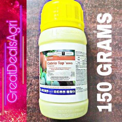 CABRIO TOP 60WG METIRAM PYRACLOSTROBIN FUNGICIDE 150g BY BASF