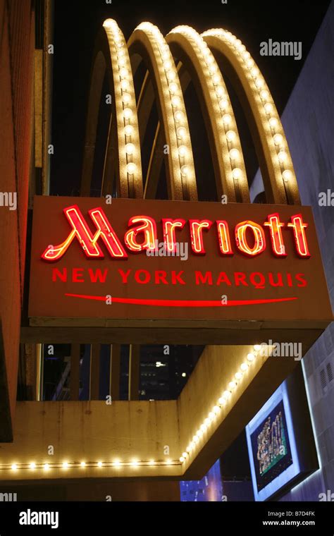 Marriott Hotel, Times Square, New York City, USA Stock Photo - Alamy