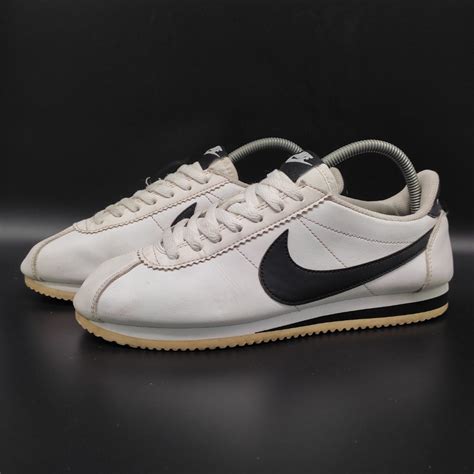 Nike Classic Cortez Leather White Black 8 5 Men 10 Women Mens