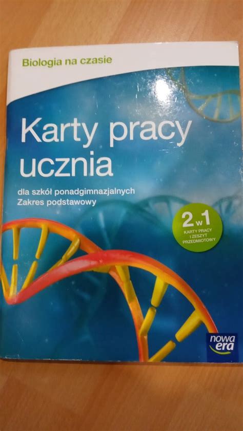 Karty Pracy Ucznia Biologia Na Czasie Lubliniec OLX Pl