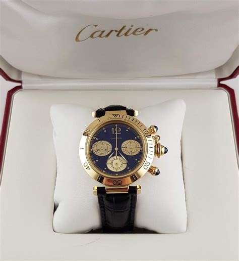 Часы Cartier Pasha Chronograph 38mm Pasha 219 купить в Москве с