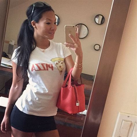 Asa Akira Selfie In Pizza Shirt Modelsgonemild