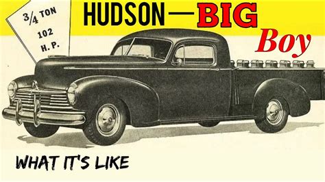 1946 Hudson Big Boy One Absolutely Stunning Pick Up Youtube