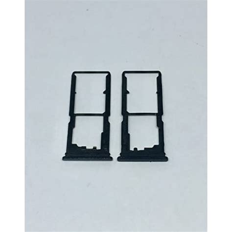 Vivo Y Sim Card Slot Sim Tray Holder Part And Memory Card Tray Black