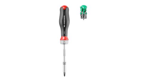 Facom Protwist Atcl A Bit Holder Ratcheting Screwdriver With Bits