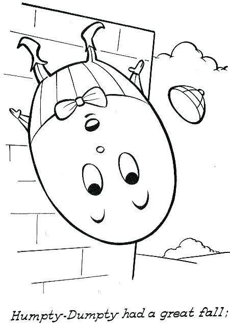 Humpty Dumpty Coloring Page At Free Printable