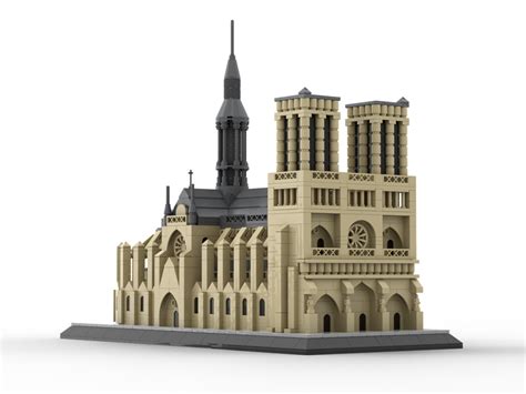 LEGO MOC Notre Dame de Paris by FredL45 | Rebrickable - Build with LEGO