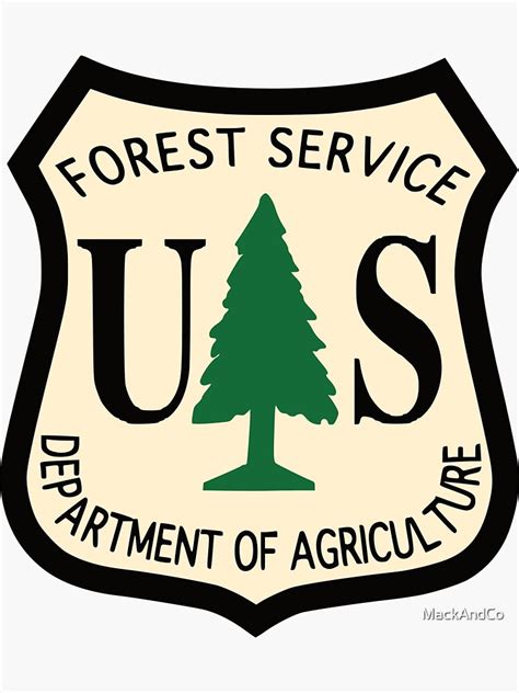 Us Forest Service Logo 2 Sticker For Sale By Mackandco Redbubble