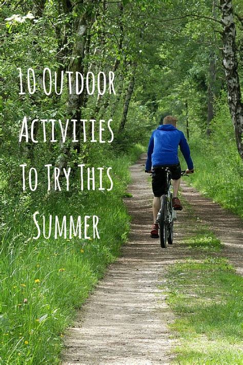 10 Outdoor Activities To Try This Summer Diyactivehq Weightloss