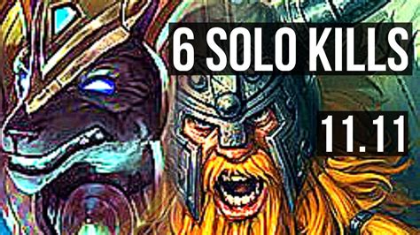 Nasus Vs Olaf Top 6 Solo Kills 1 3m Mastery 10 3 8 Euw Master