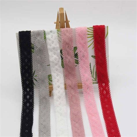 Yards Double Toothed Lace Stretch Trims Cm Guipure Ribbon