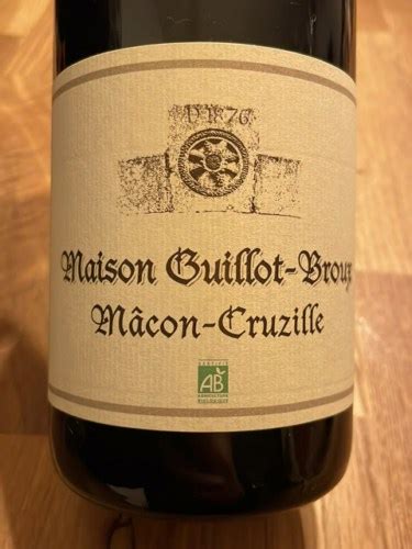 Maison Guillot Broux Mâcon Cruzille Vivino US