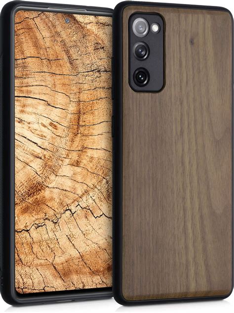 Amazon Kwmobile Real Wood Case Compatible With Samsung Galaxy S