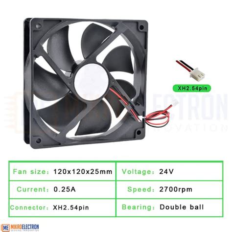 24V COOLING FAN 12cm x 12cm - Mikroelectron MikroElectron is an online ...