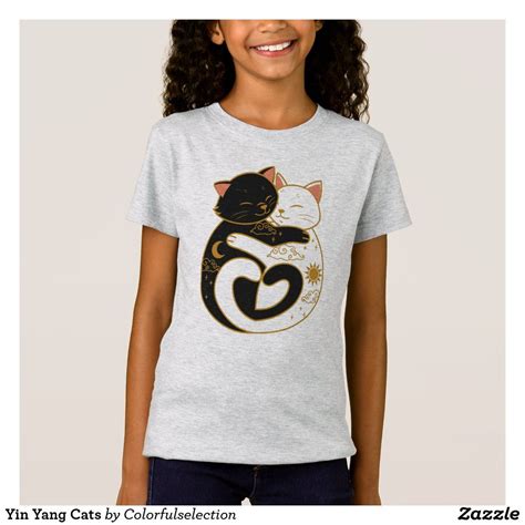 Yin Yang Cats T Shirt In 2021 Cat Tshirt Graphic Tee