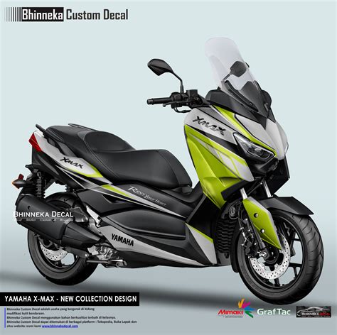 Decal Sticker Yamaha X Max Desain Yellow Grafis Bhinneka Custom Decal