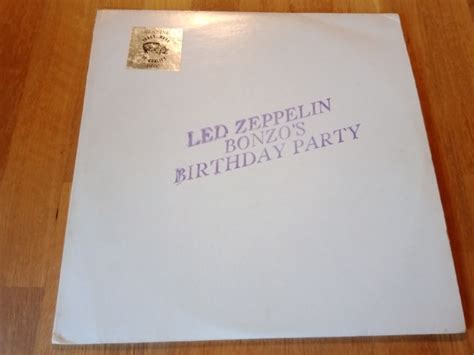 Led Zeppelin Bonzo S Birthday Party Green Orange Vinyl Vinyl