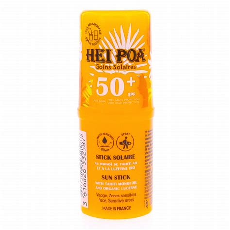 Hei Poa Stick Solaire Visage Spf Stick G Parapharmacie Prado Mermoz