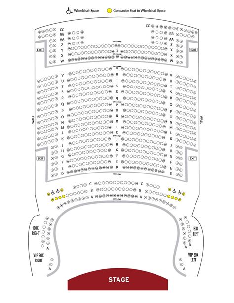 Seating Charts State Theatre New Jersey