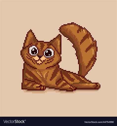 Cute Cat Pixel Art