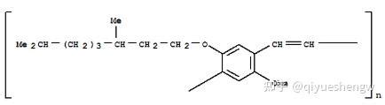 MDMO PPV cas177716 59 5 聚合物光电材料聚 2 3 7 二甲基辛基 氧基 5 甲氧基 1 4 苯 1 2
