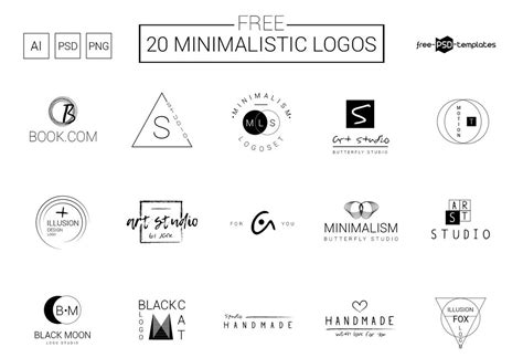 40+ Best Minimal Logo Design Templates | Design Shack