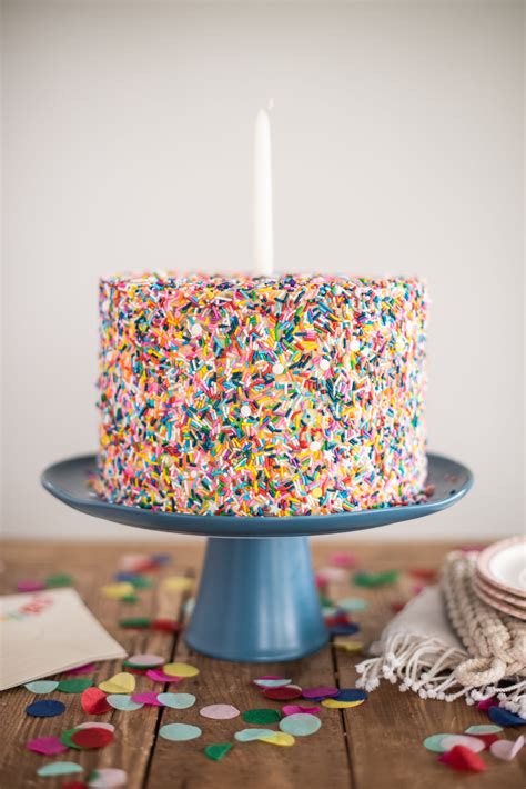 Rainbow Sprinkle Cake The Cake Blog Hot Sex Picture