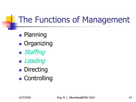 Insights On Roles And Functions Of Modern Management Ppt Download