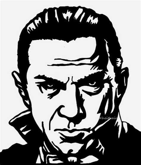 Bela Lugosi Stencil