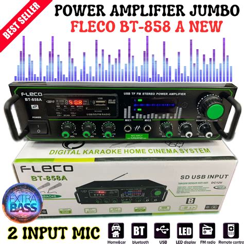 Jual Power Amplifier Fleco Bluetooth Fleco Bt A Ampli Fleco Bt