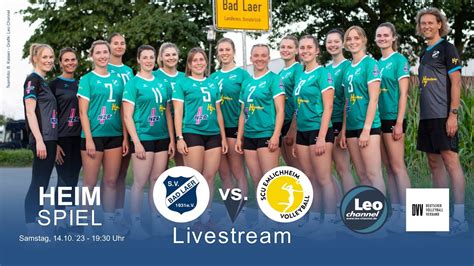 Volleyball Liga Frauen Sv Bad Laer Vs Sc U Emlichheim Ii Youtube