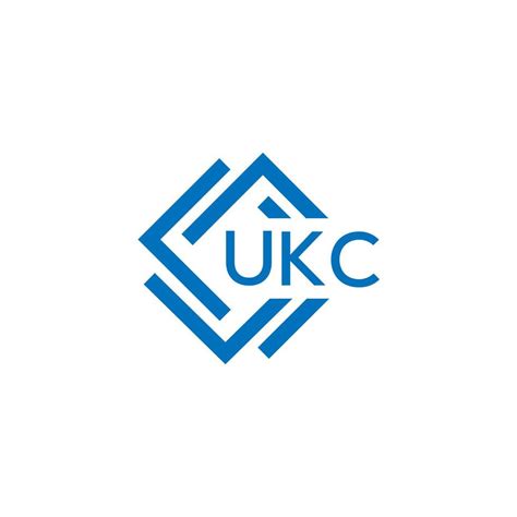 UKC technology letter logo design on white background. UKC creative ...