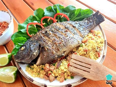 Pescado relleno al horno Receta FÁCIL