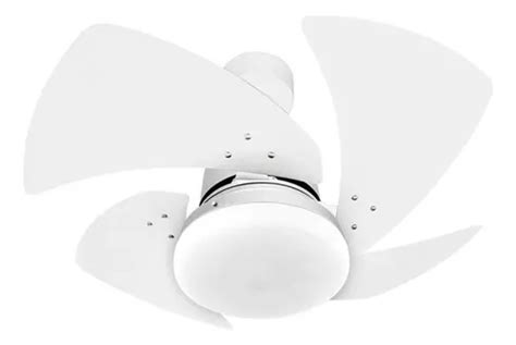 Ventilador de teto Venti Delta Tornado 4 pás de MDF branco